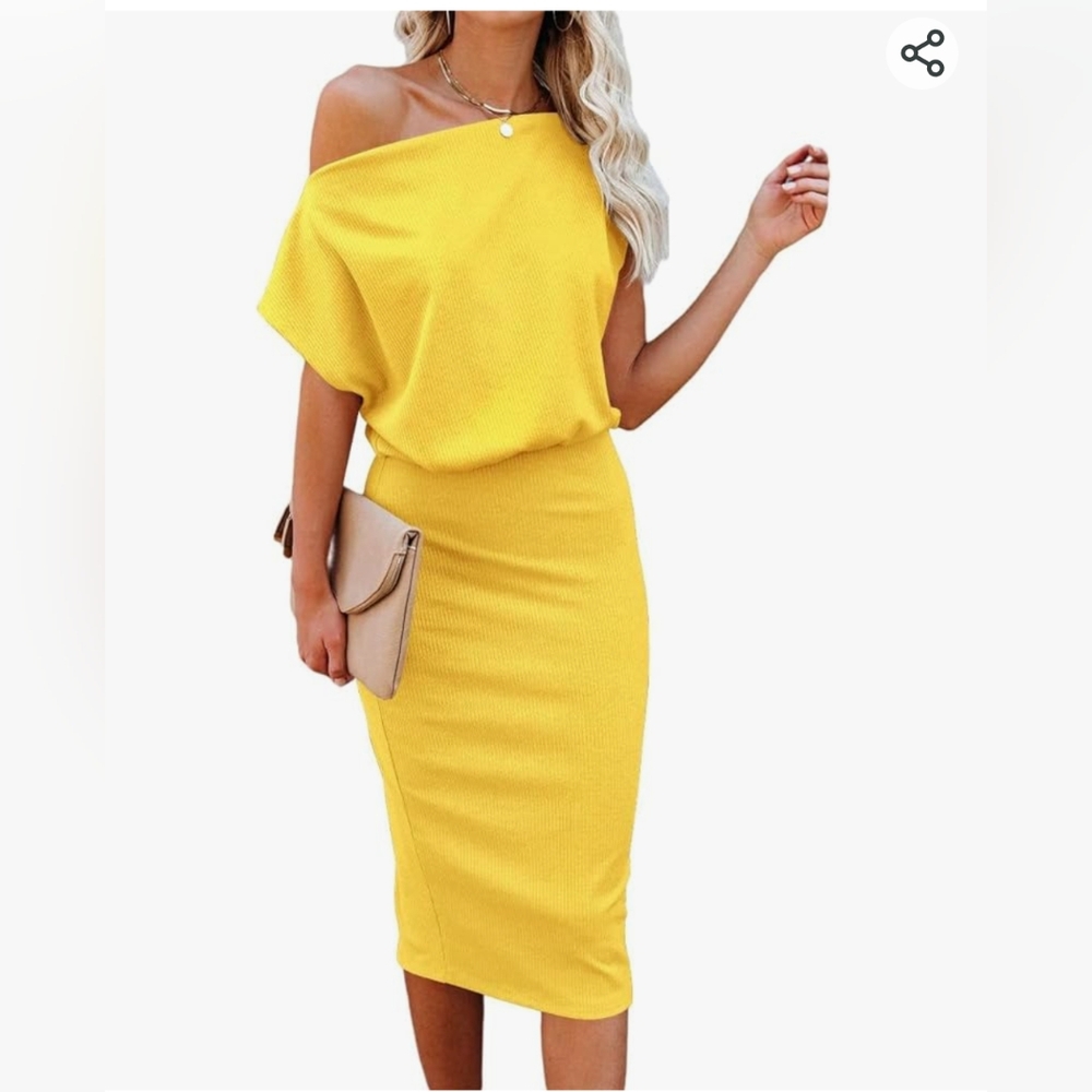 Comfortable yellow dress - Picture 7 of 7